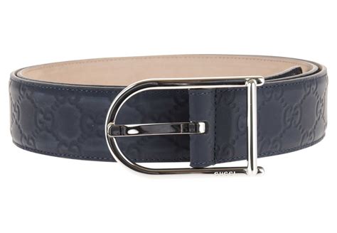 cintura gucci blu uomo